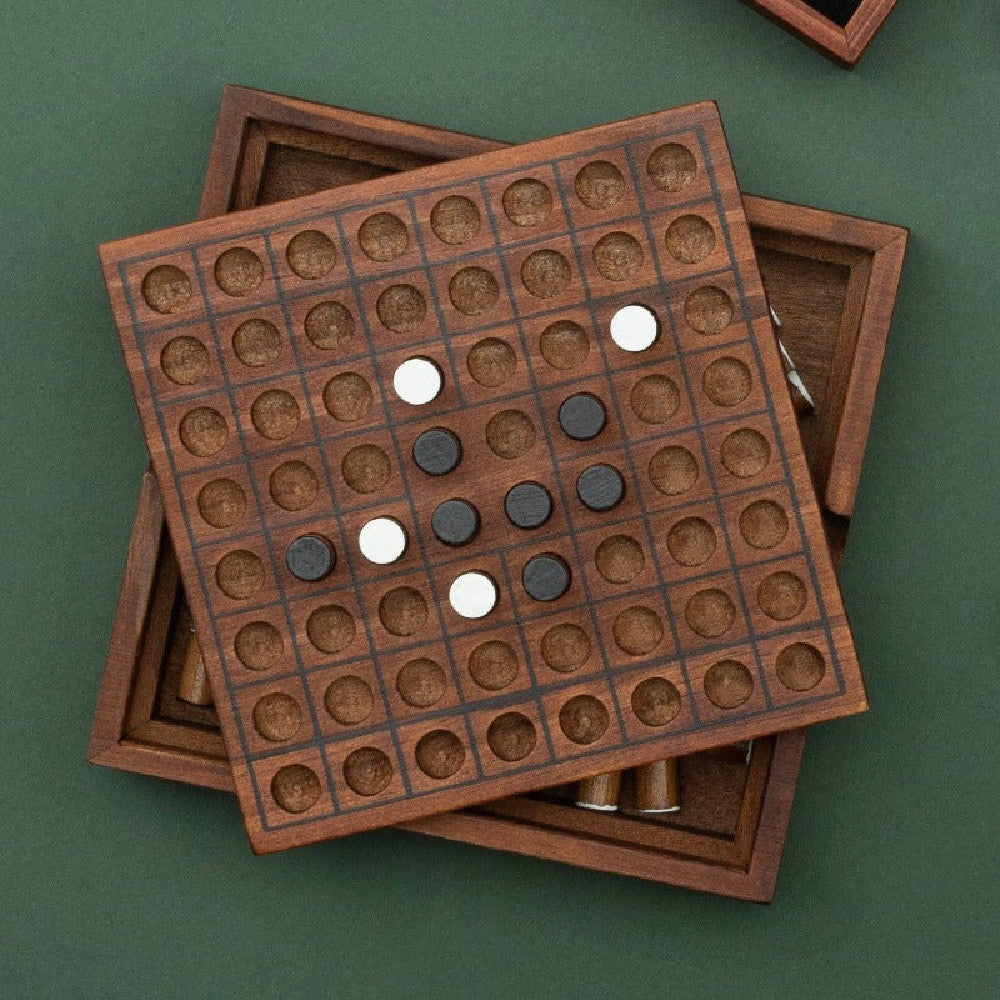 Jeu de Reversi en Bois - Jeu d'Adresse