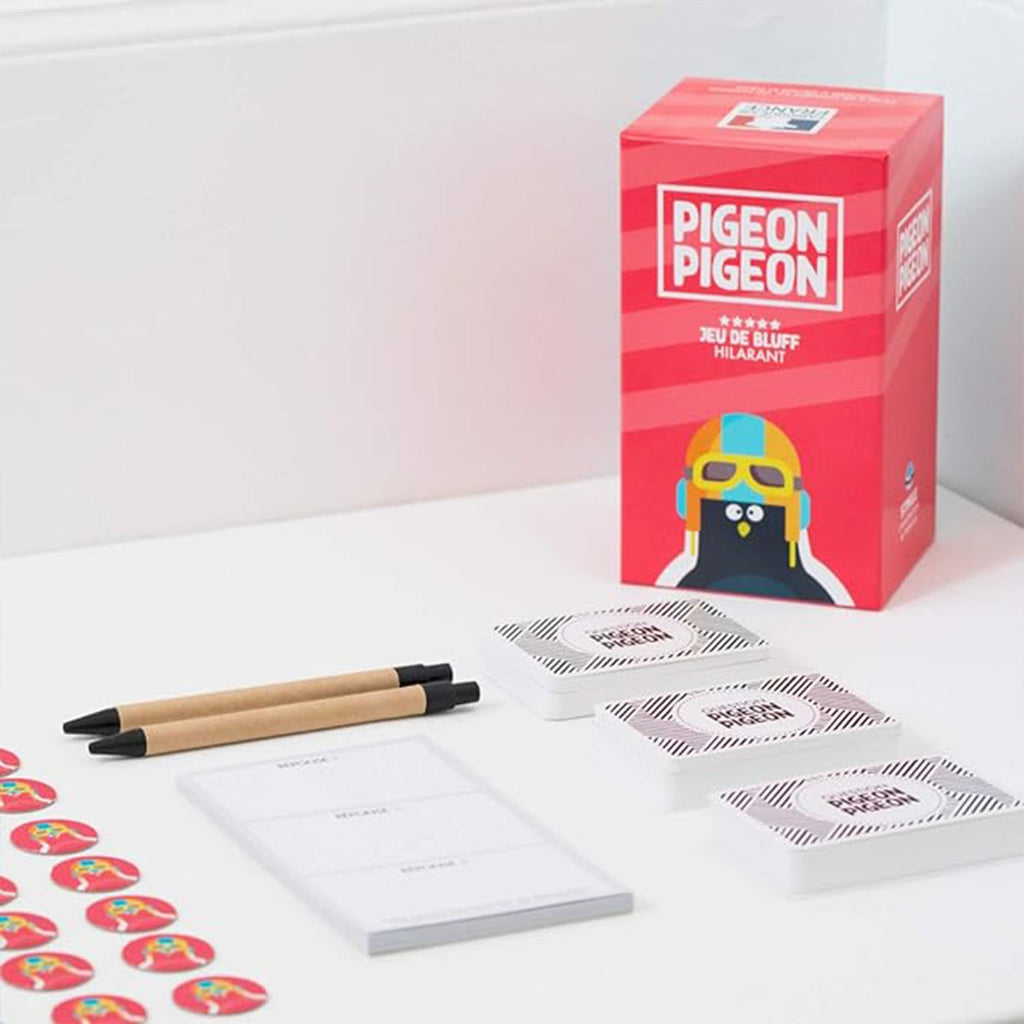 Cartes du jeu Pigeon Pigeon en détail