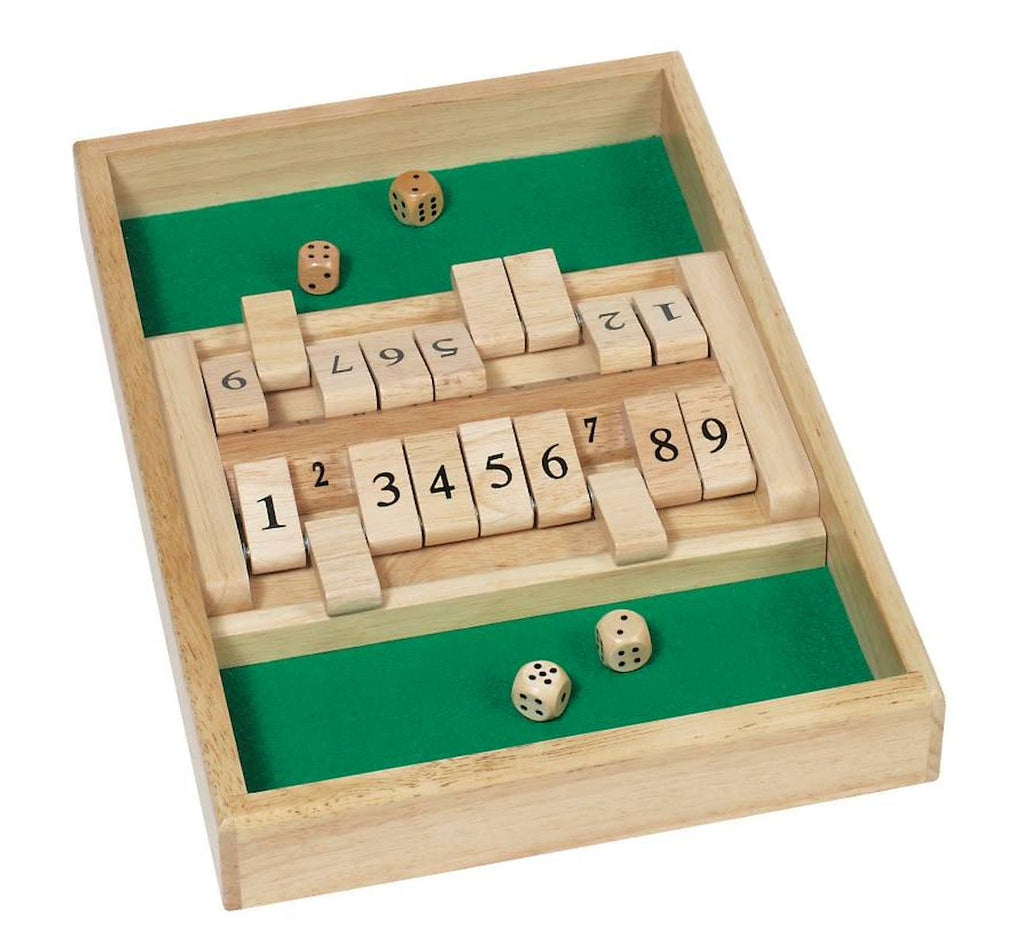 Jeu de société fermer la boîte vert