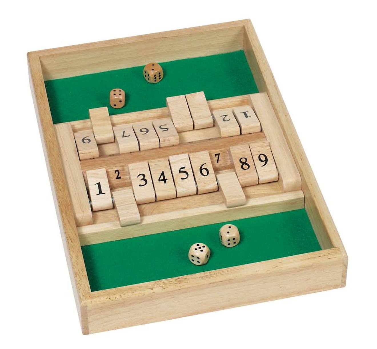 Jeu de société fermer la boîte vert