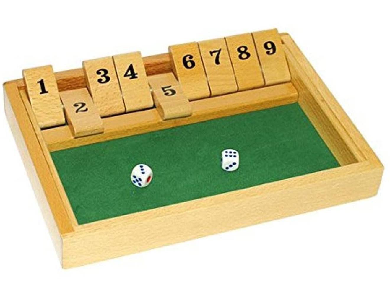 Jeu de société fermer la boîte vert