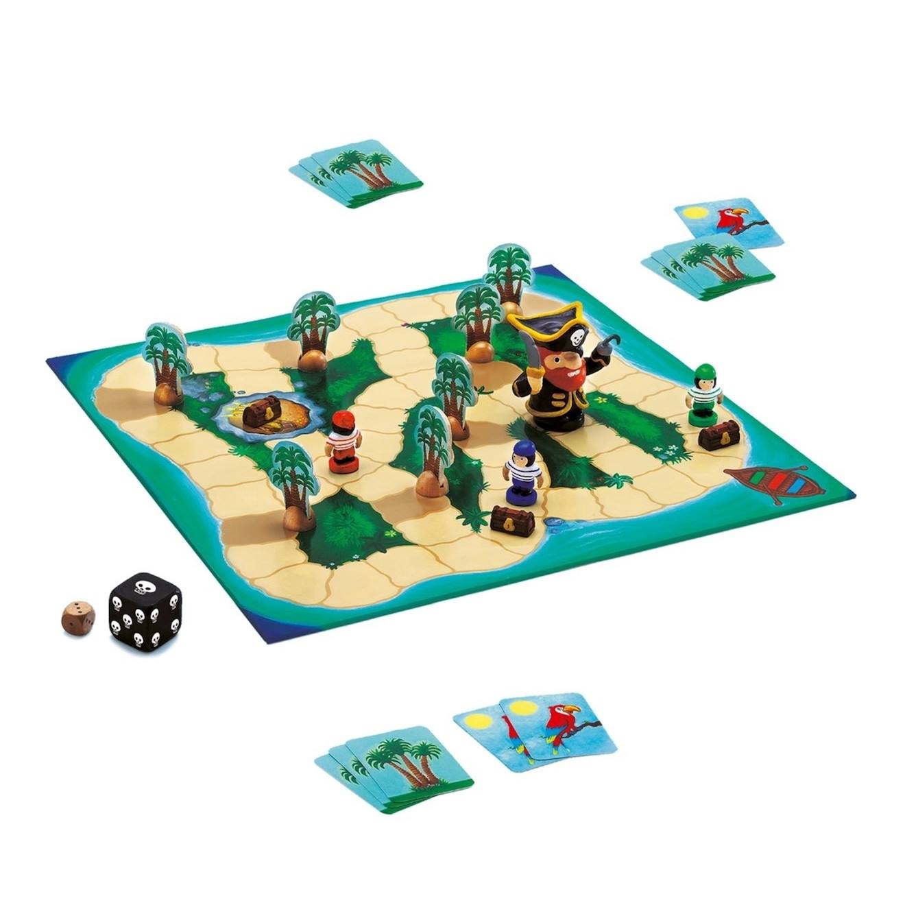 Jeu de stratégie big pirates multicolore