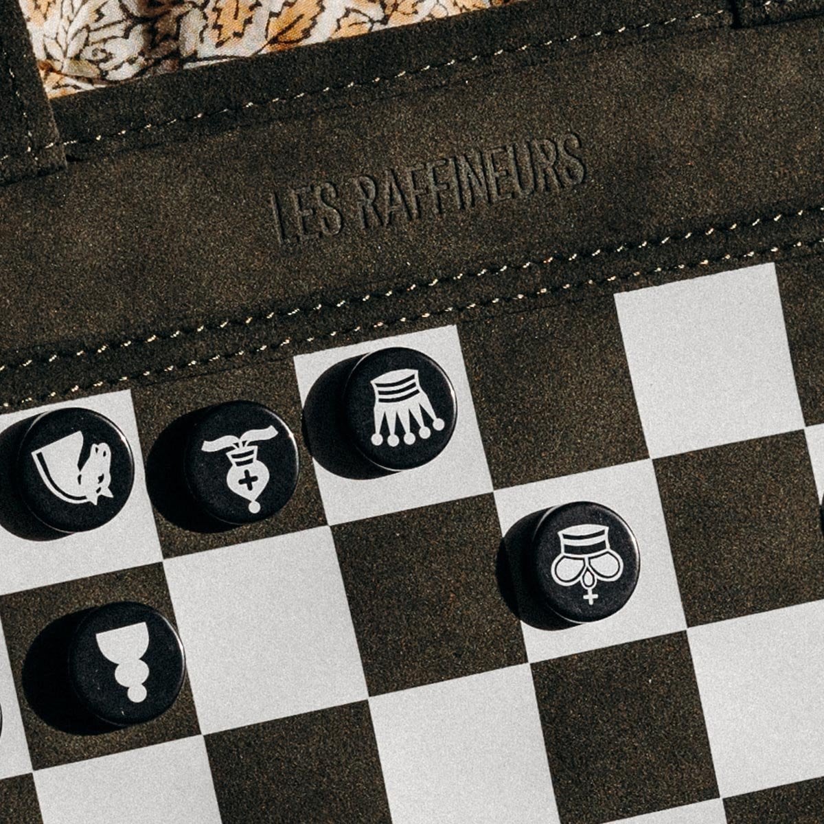 Jeu d’échecs et de dames de voyage enroulable