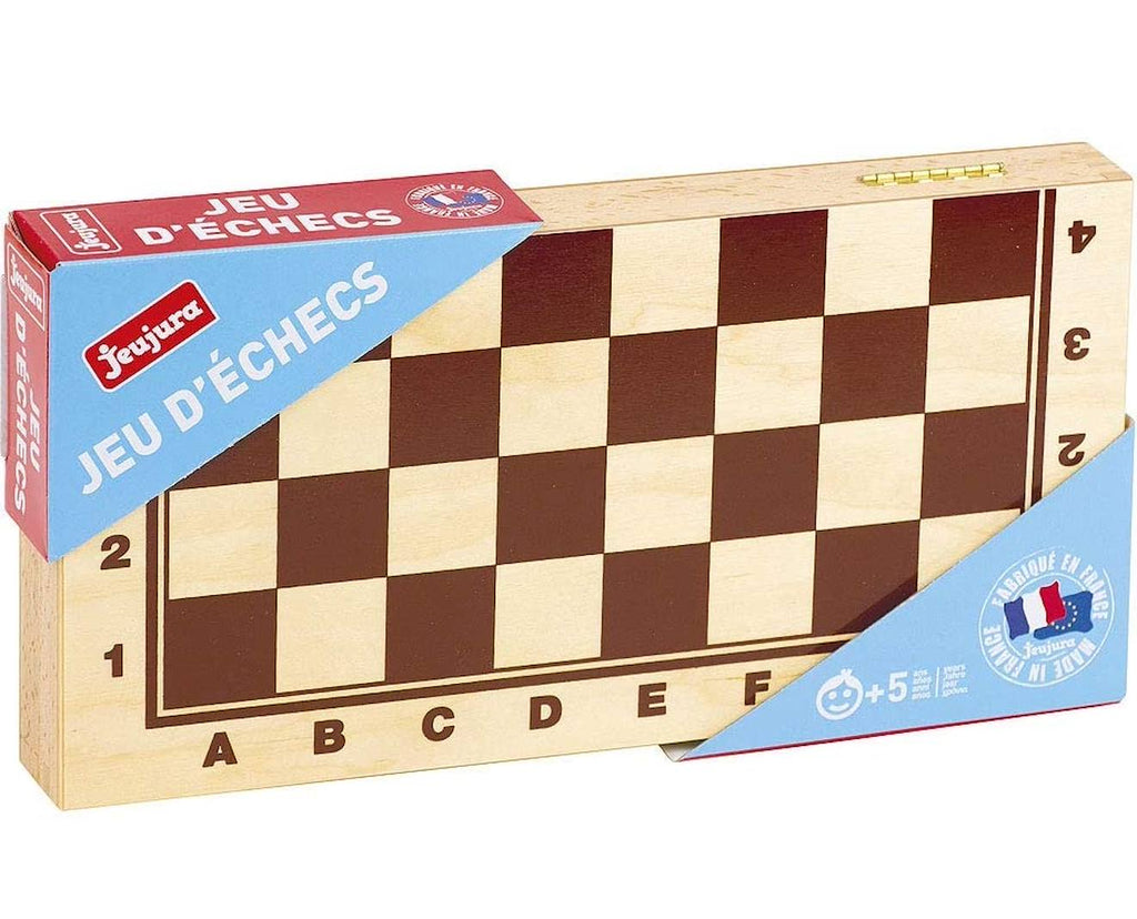 Jeu d'échecs pliant beige