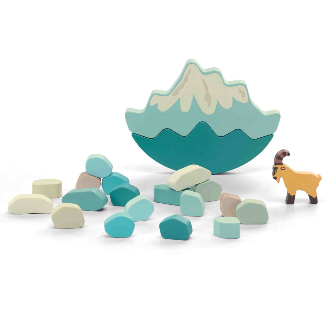 Jeu d'équilibre les dolomites bleu