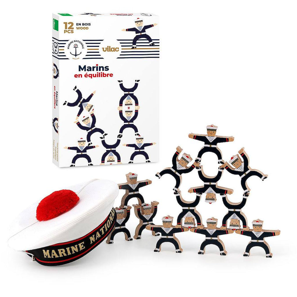 Jeu d'équilibre les p'tits matelots bleu