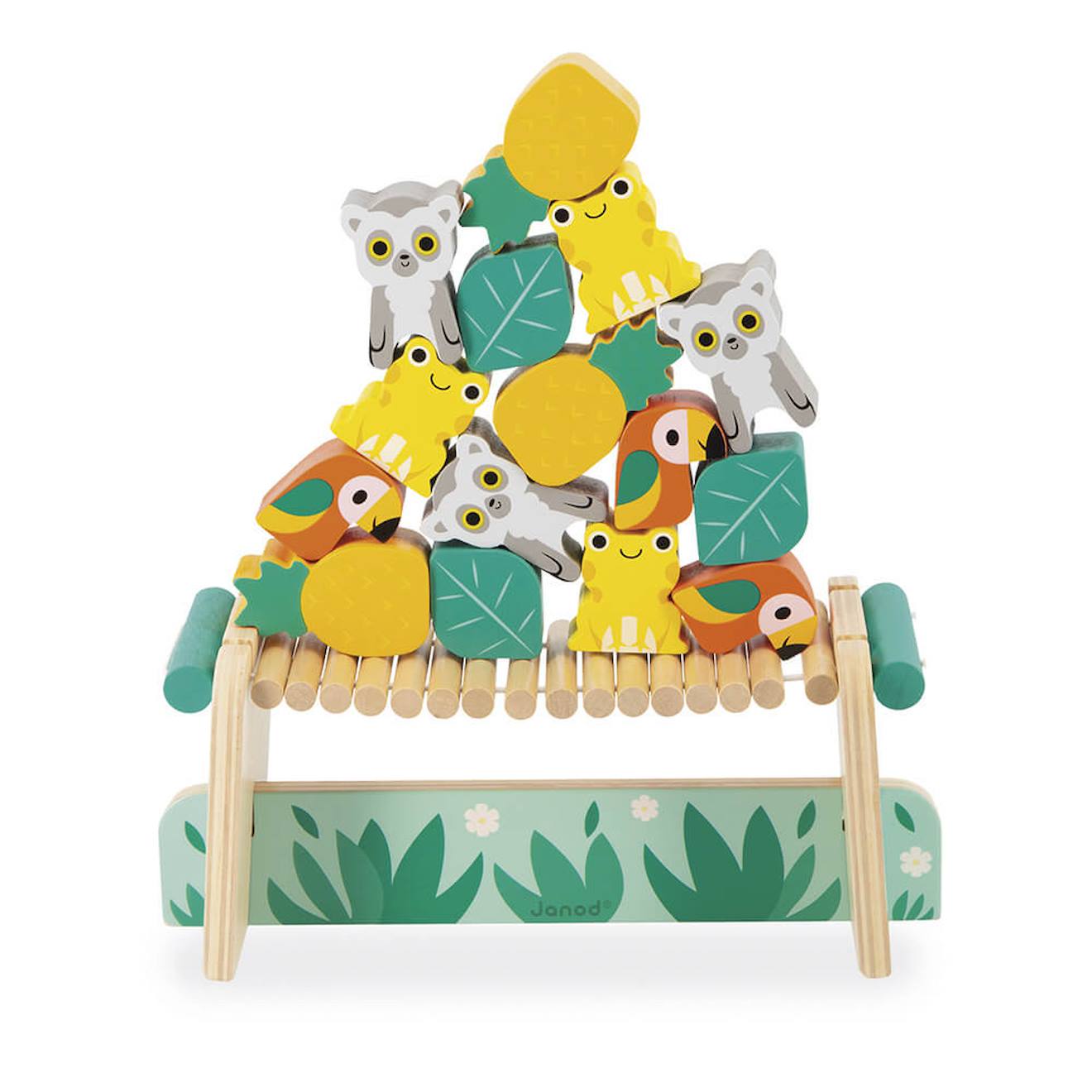 Jeu d'équilibre tropik en bois FSC multicolore
