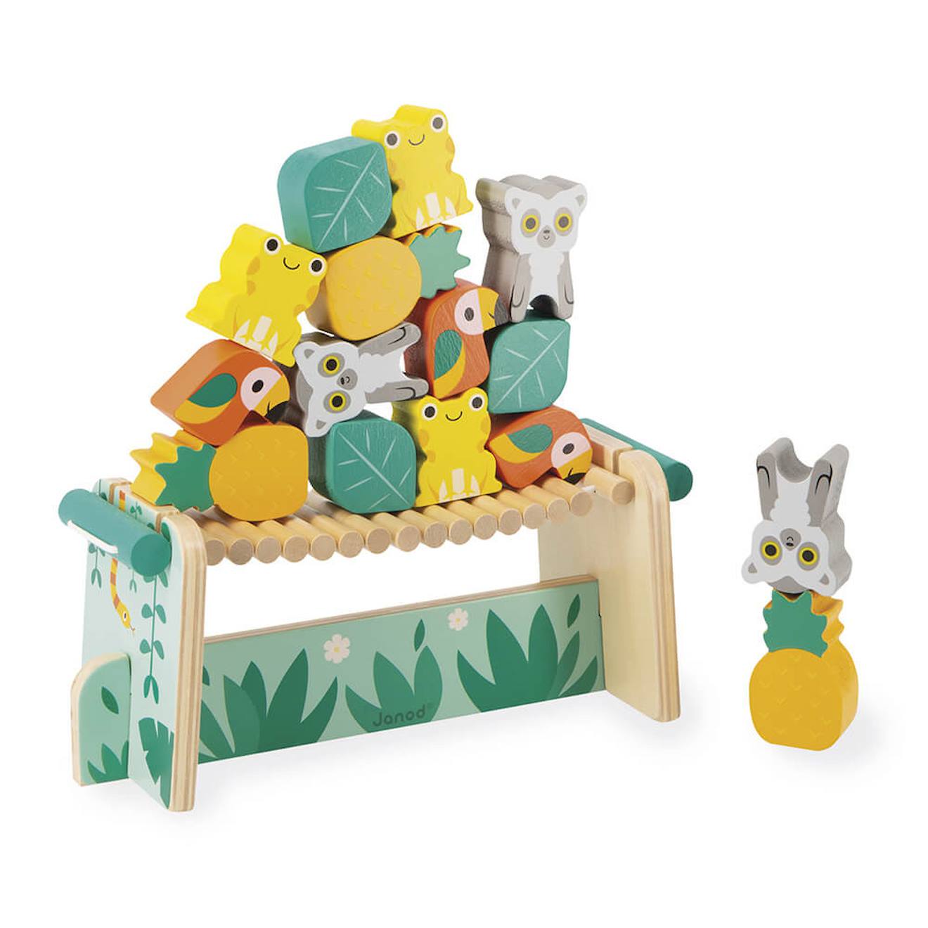 Jeu d'équilibre tropik en bois FSC multicolore