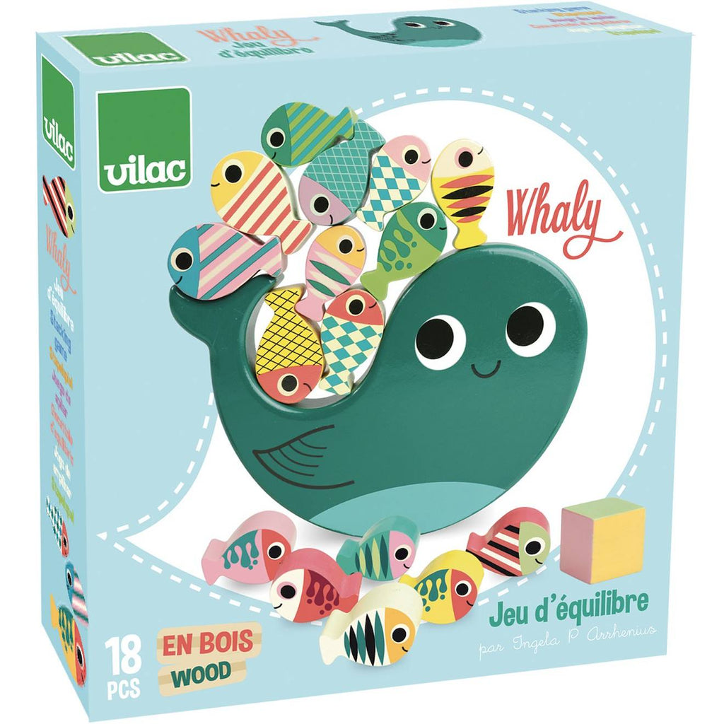 Jeu d'équilibre whaly bleu