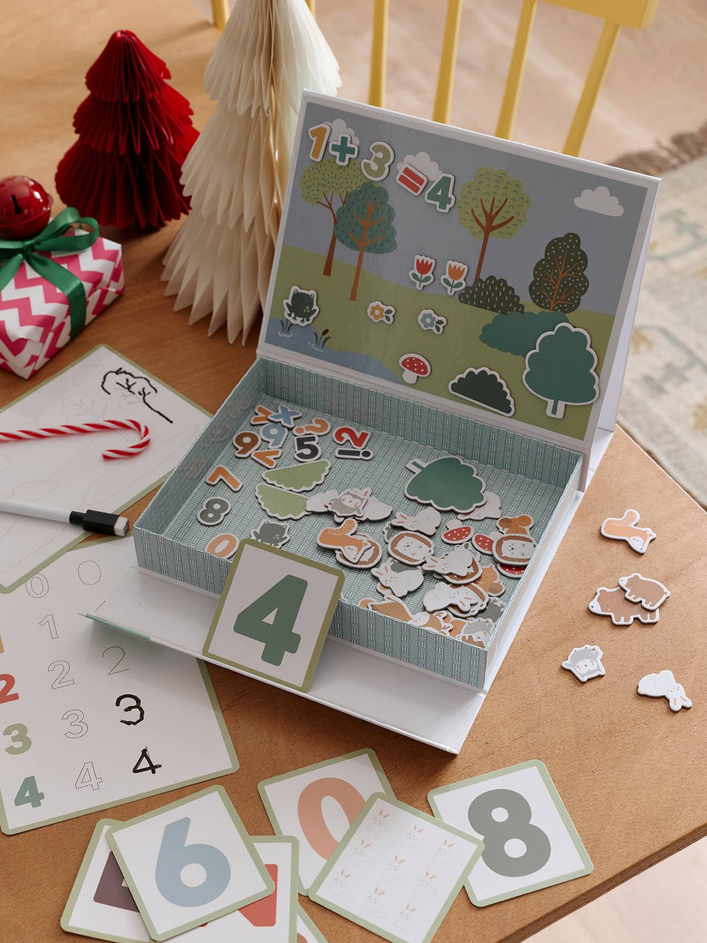Jeu des chiffres magnétiques green forest vert