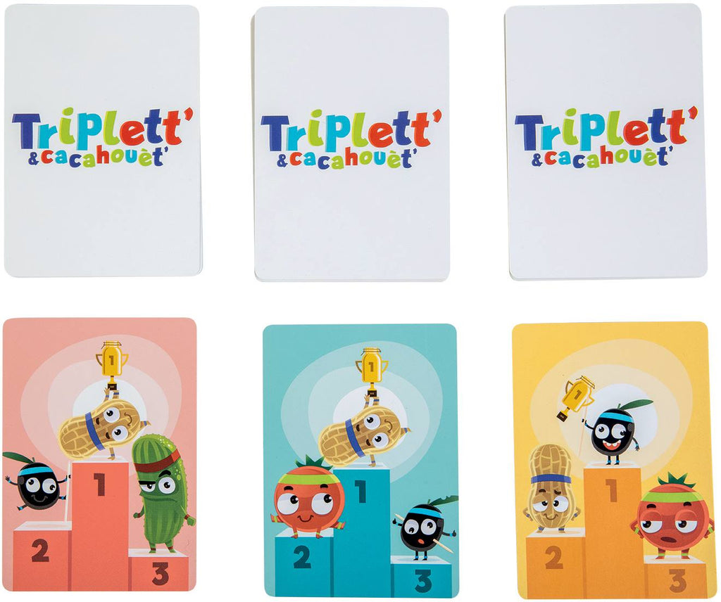 Jeu d'observation et rapidité triplett & cacahouèt multicolore