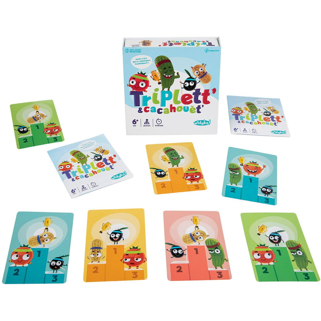 Jeu d'observation et rapidité triplett & cacahouèt multicolore