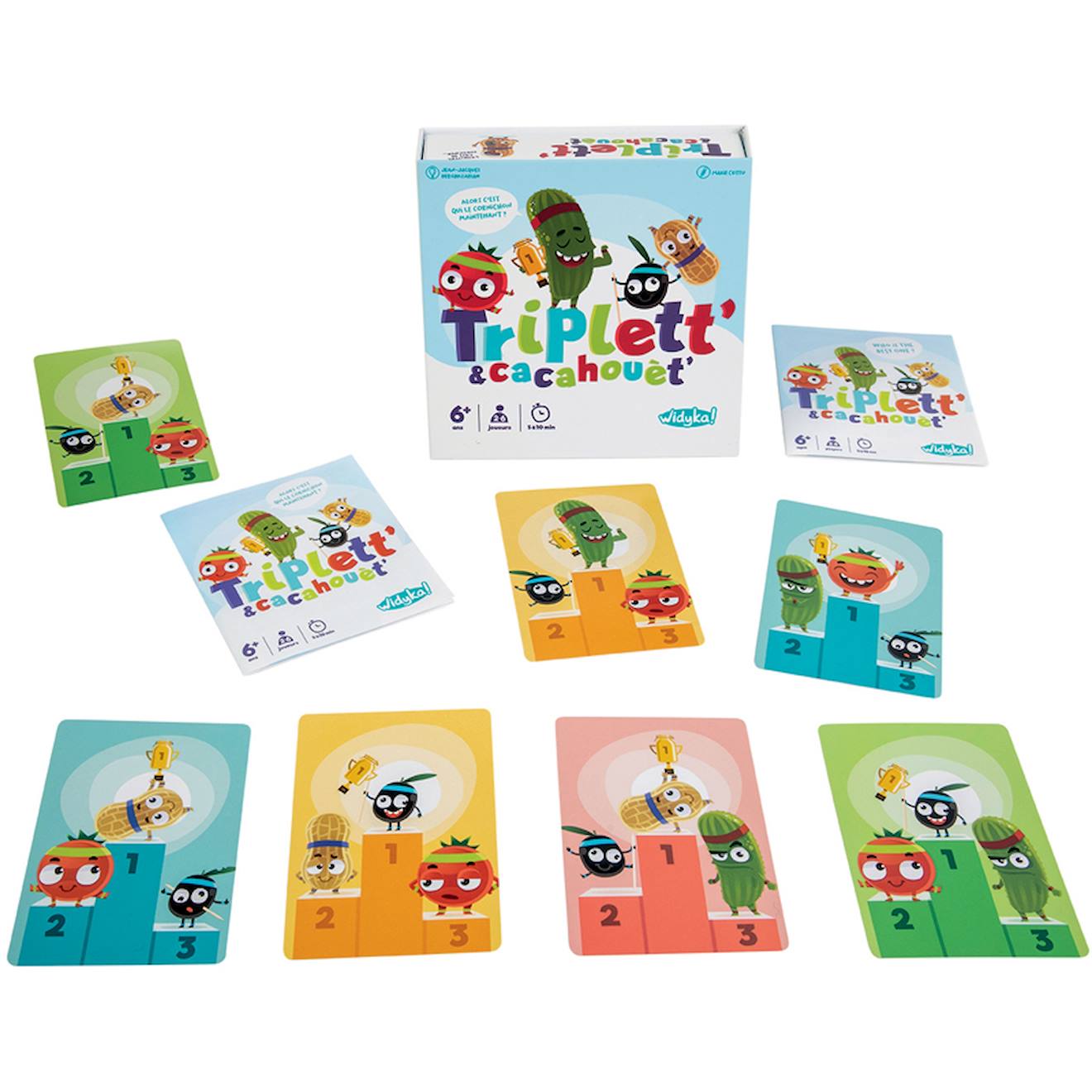 Jeu d'observation et rapidité triplett & cacahouèt multicolore