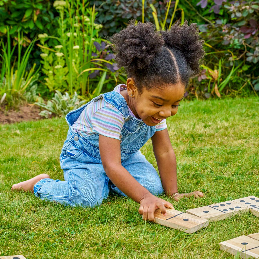 Jeu dominos géant bois FSC multi couleur