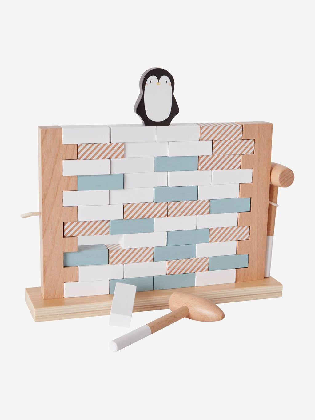 Jeu du mur en bois FSC bleu