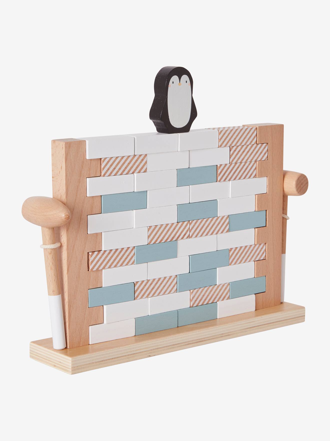 Jeu du mur en bois FSC bleu