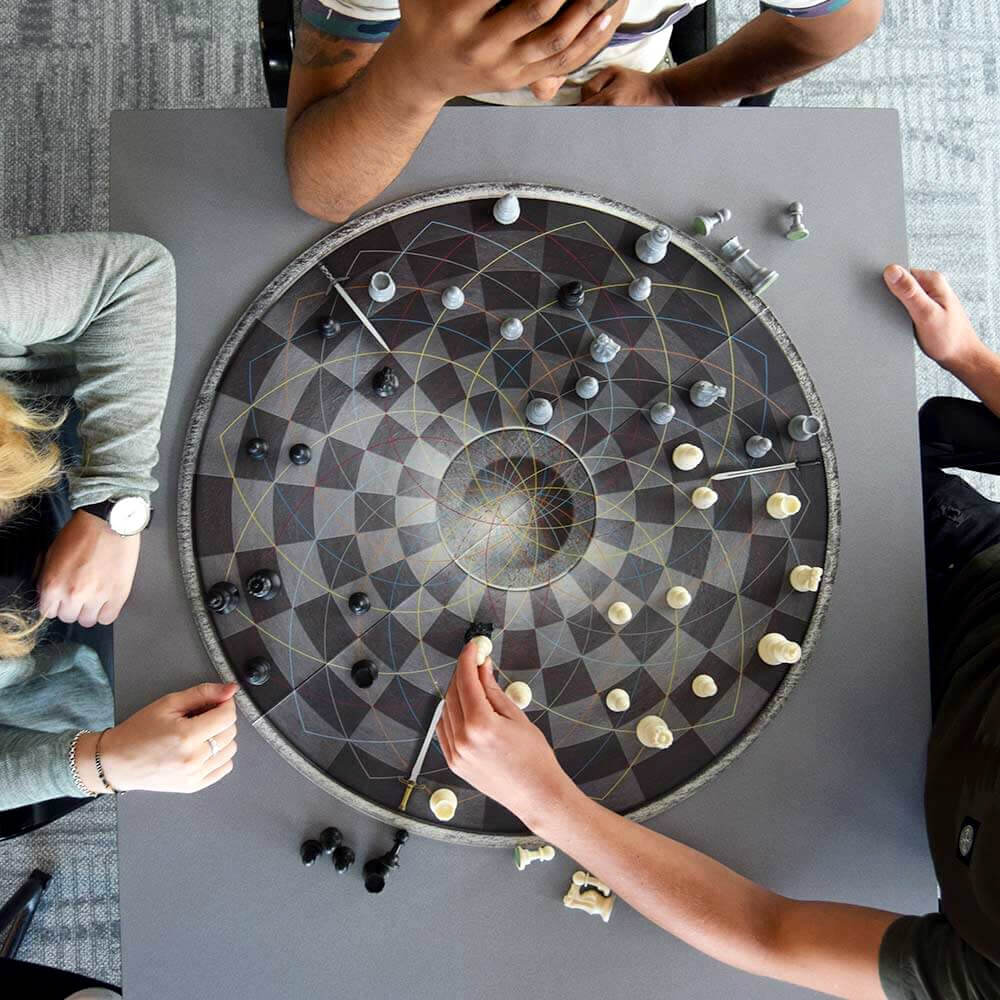 Jeu d'Échecs 3 Joueurs - Jeux de Société Originaux