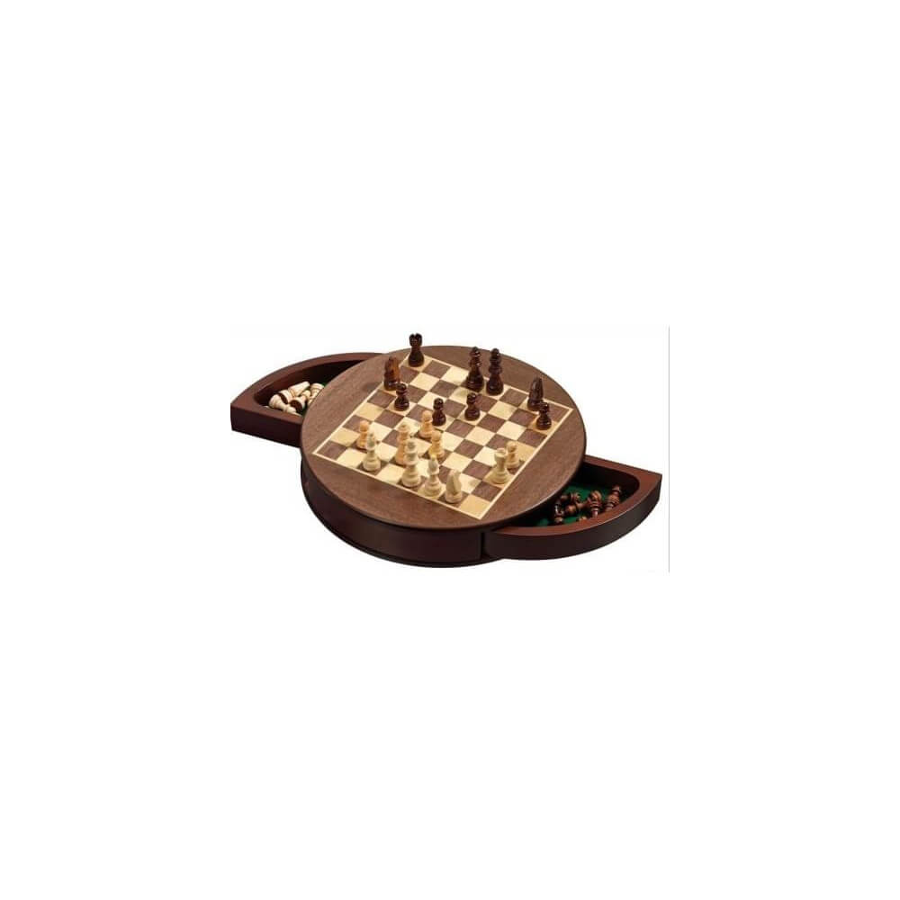 Jeu d'Échecs Magnétique en Bois - Jeux de Société Originaux CadoMaestro