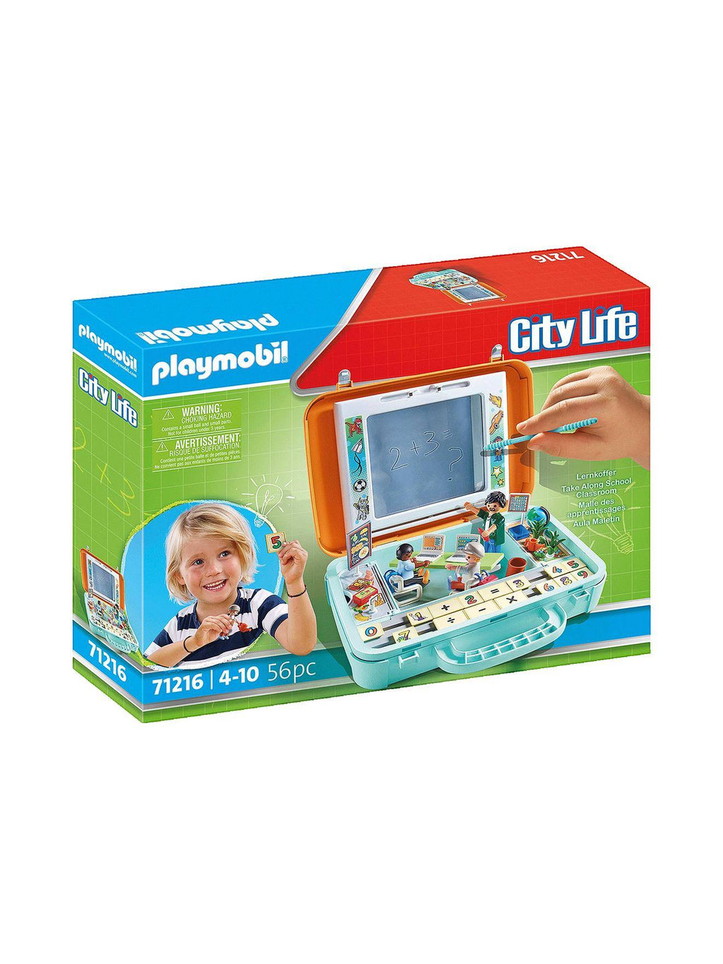 Jeu éducatif 71216 Playmobil – malle des apprentissages, apprentissage des chiffres – dès 4 ans multicolore