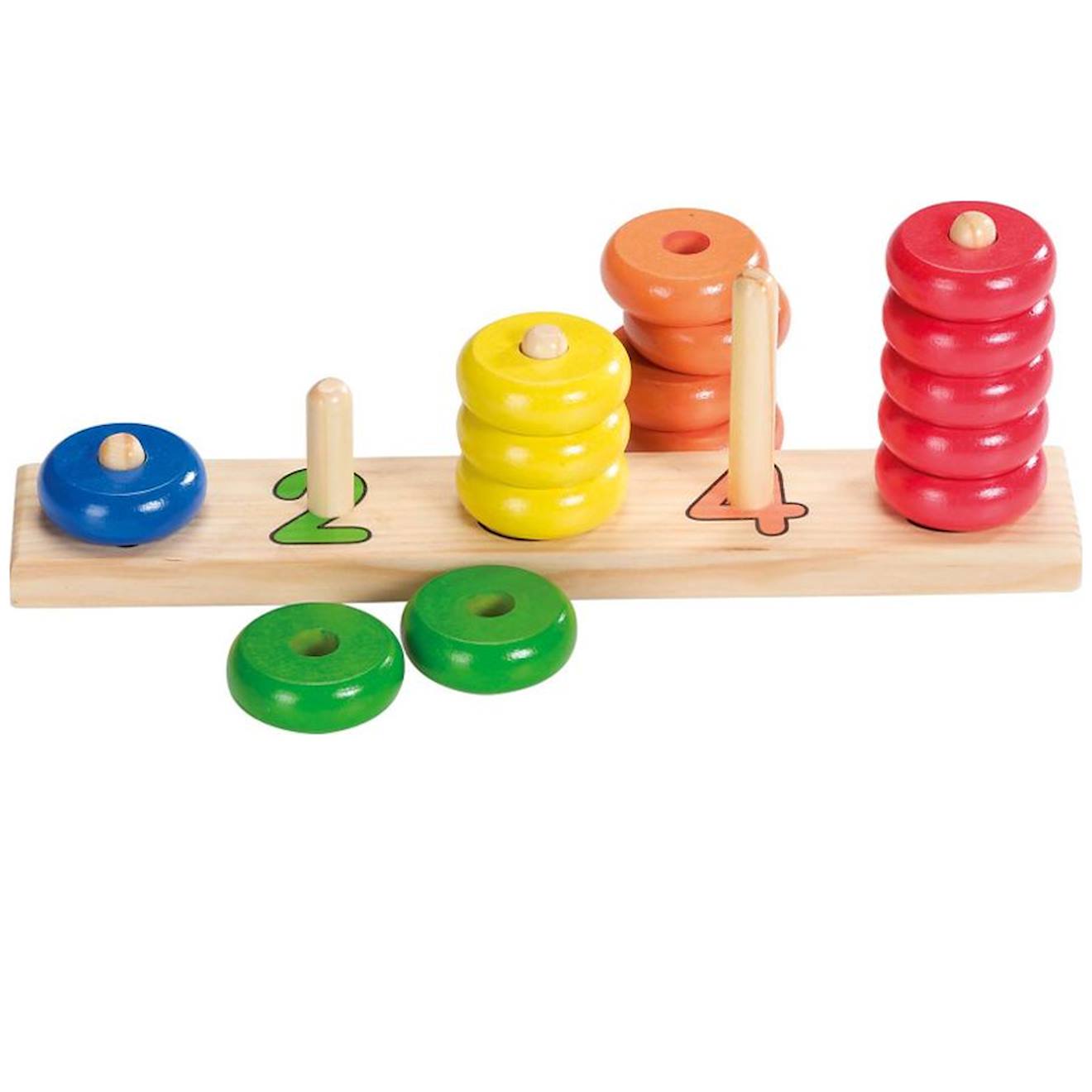 Jeu éducatif apprendre à compter multicolore
