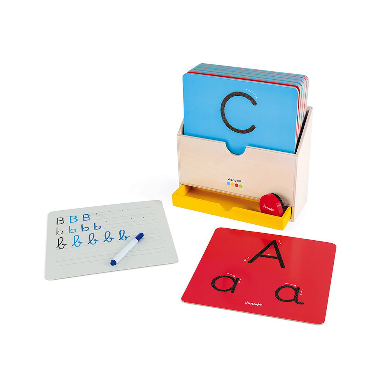 Jeu éducatif - apprendre à écrire multicolore