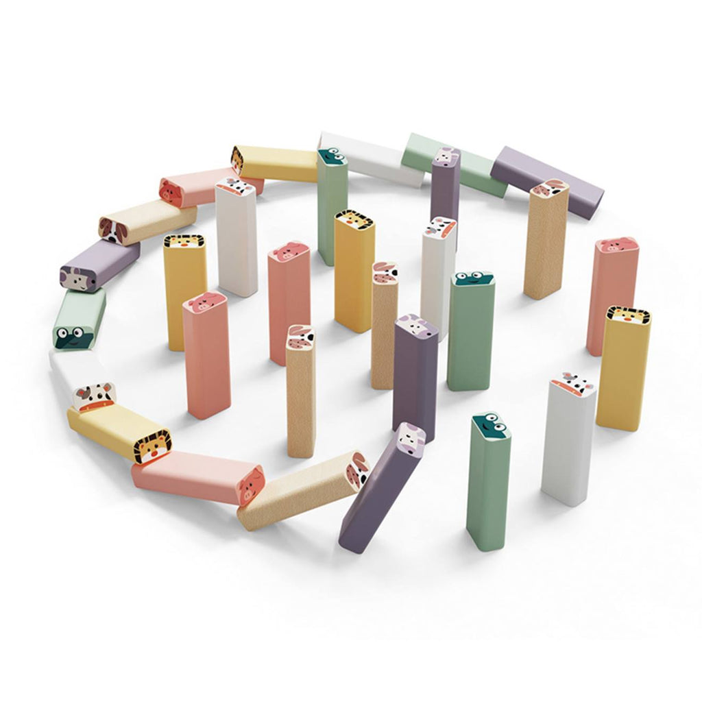 Jeu éducatif de compétences wobble tower multicolore
