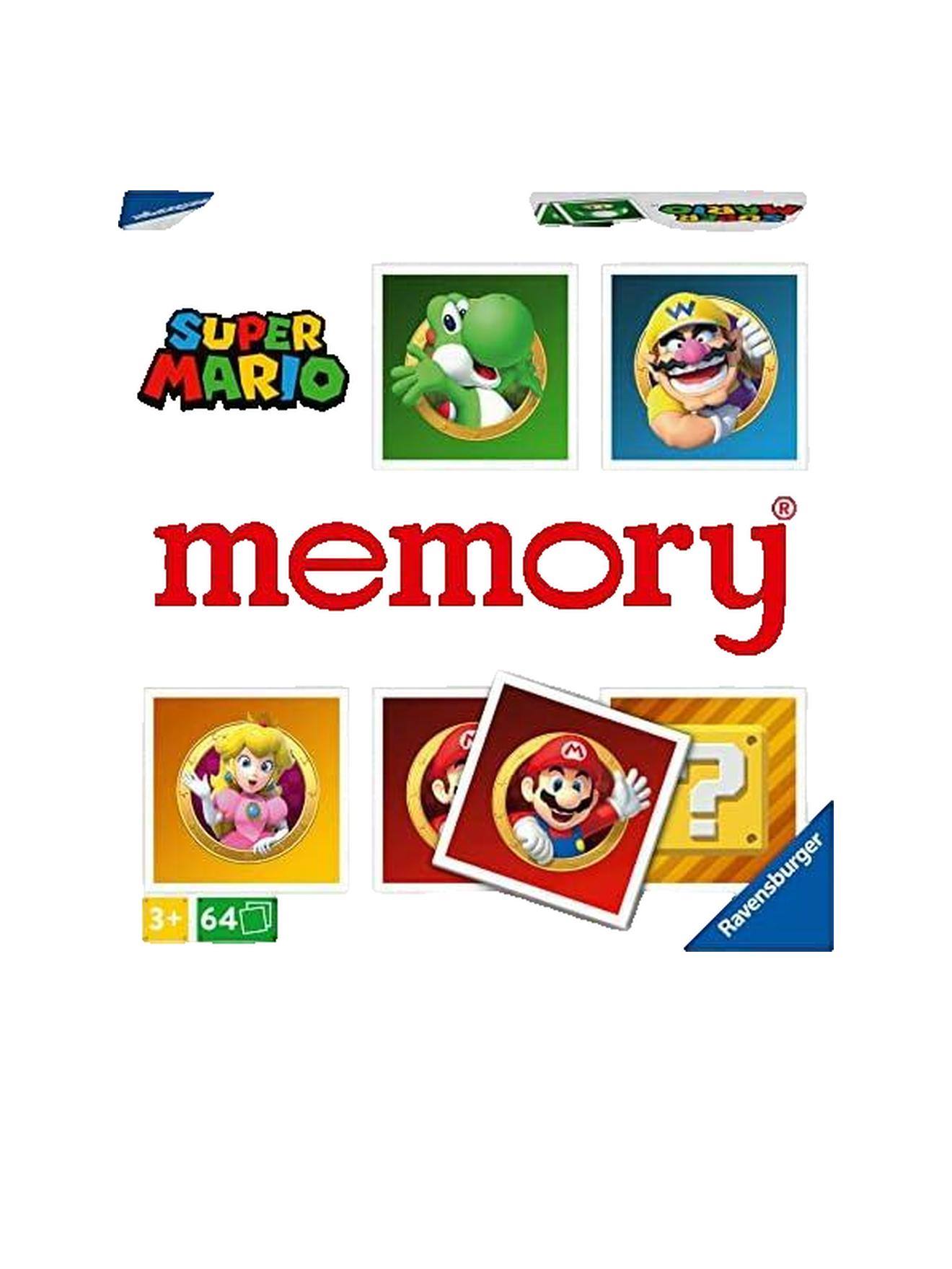 Jeu éducatif grand memory Super Mario – développement mémoire et observation – dès 3 ans multicolore