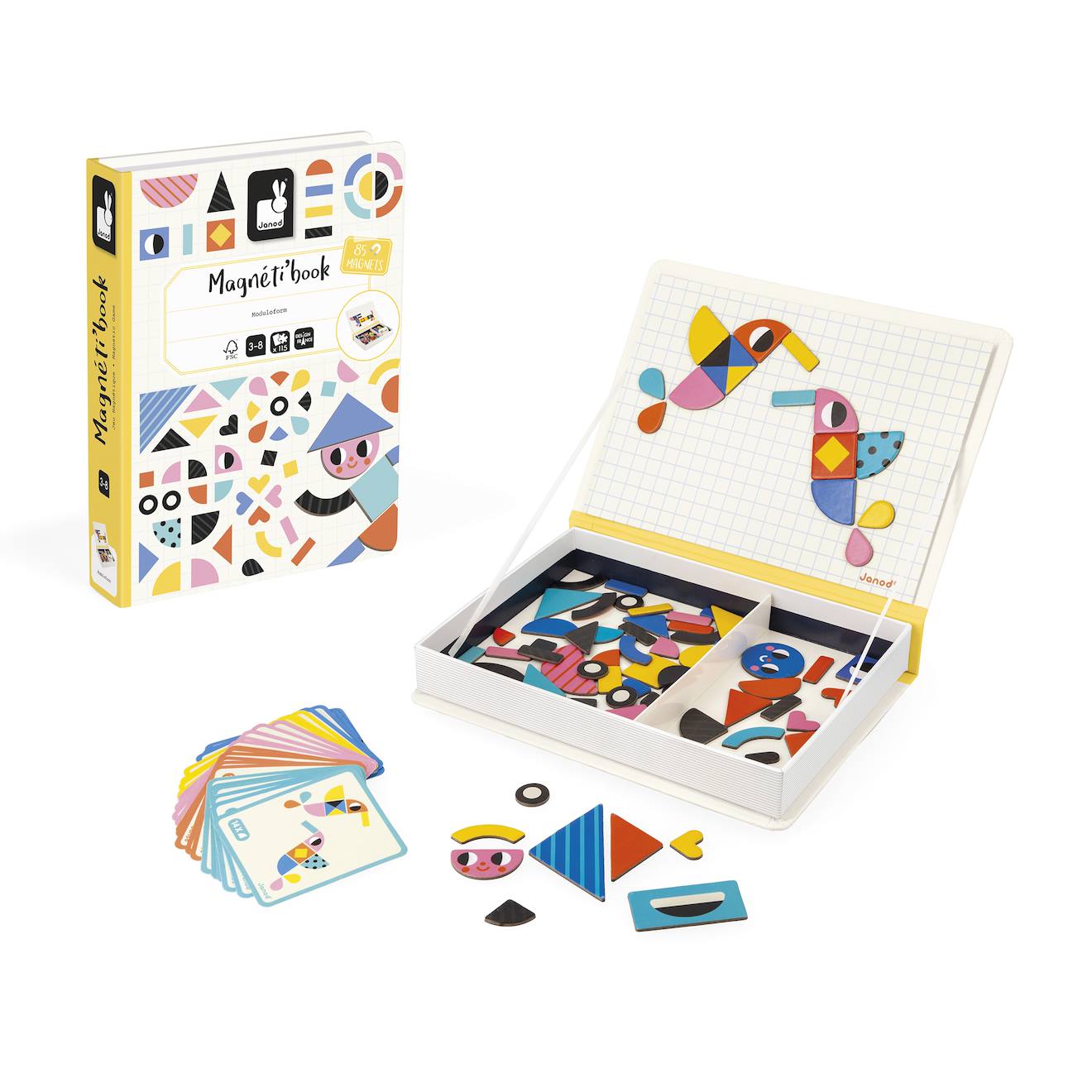 Jeu éducatif magnéti'book moduloform multicolore