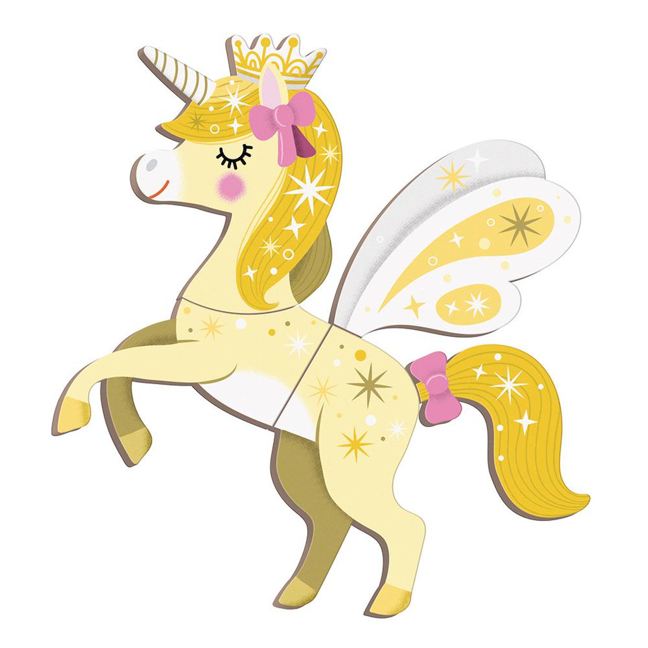 Jeu éducatif magnétique magnéti'book licornes multicolore