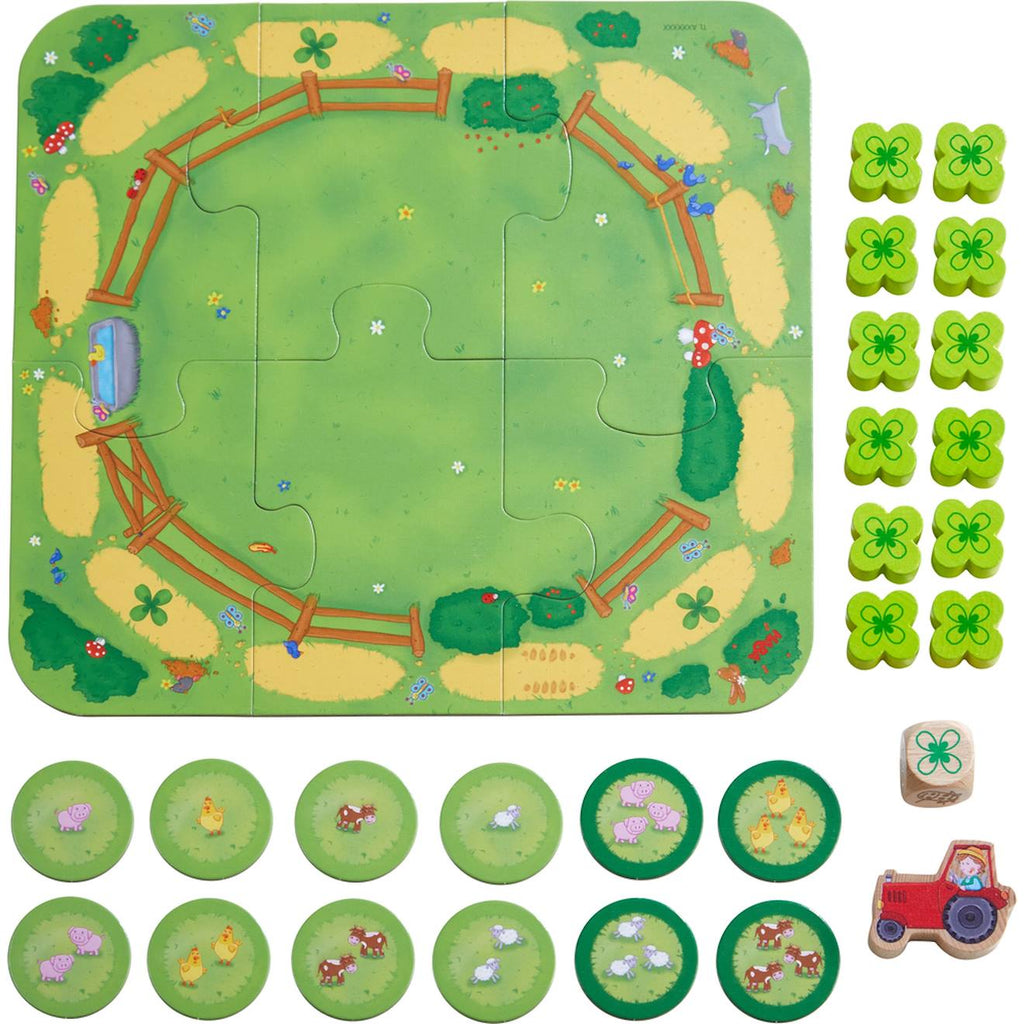 Jeu éducatif premiers chiffres à la ferme jaune