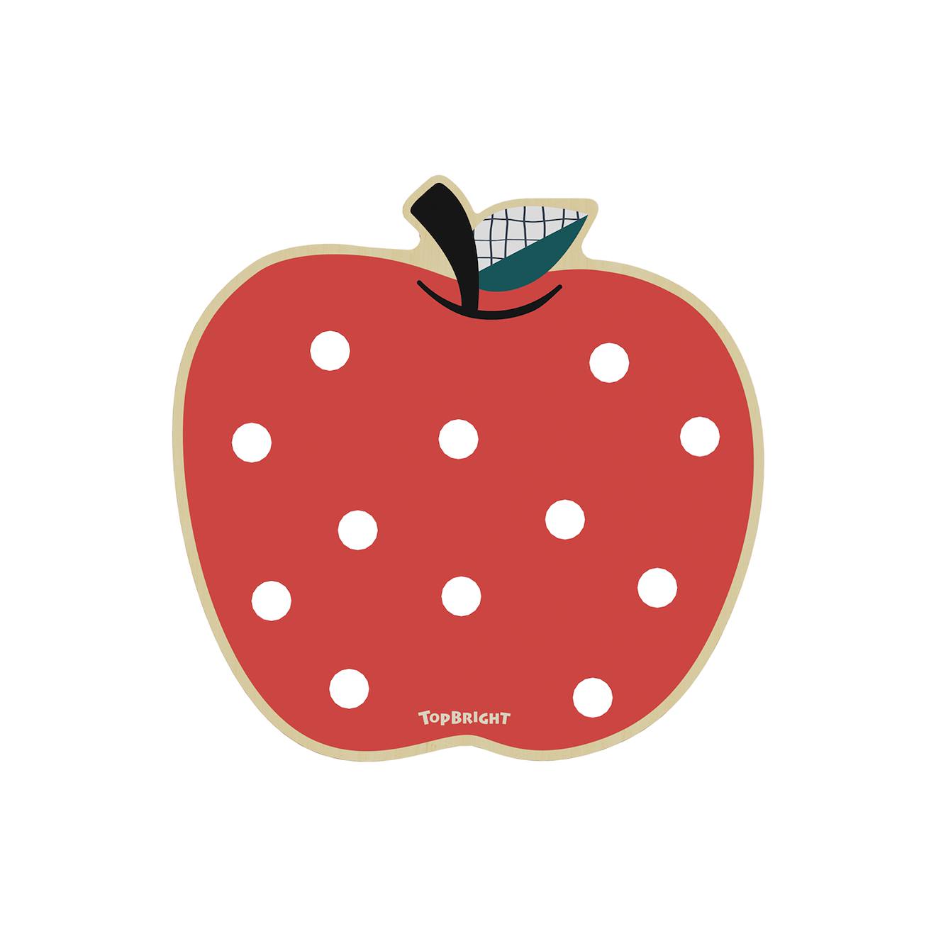 Jeu éducatif vers de pomme beige