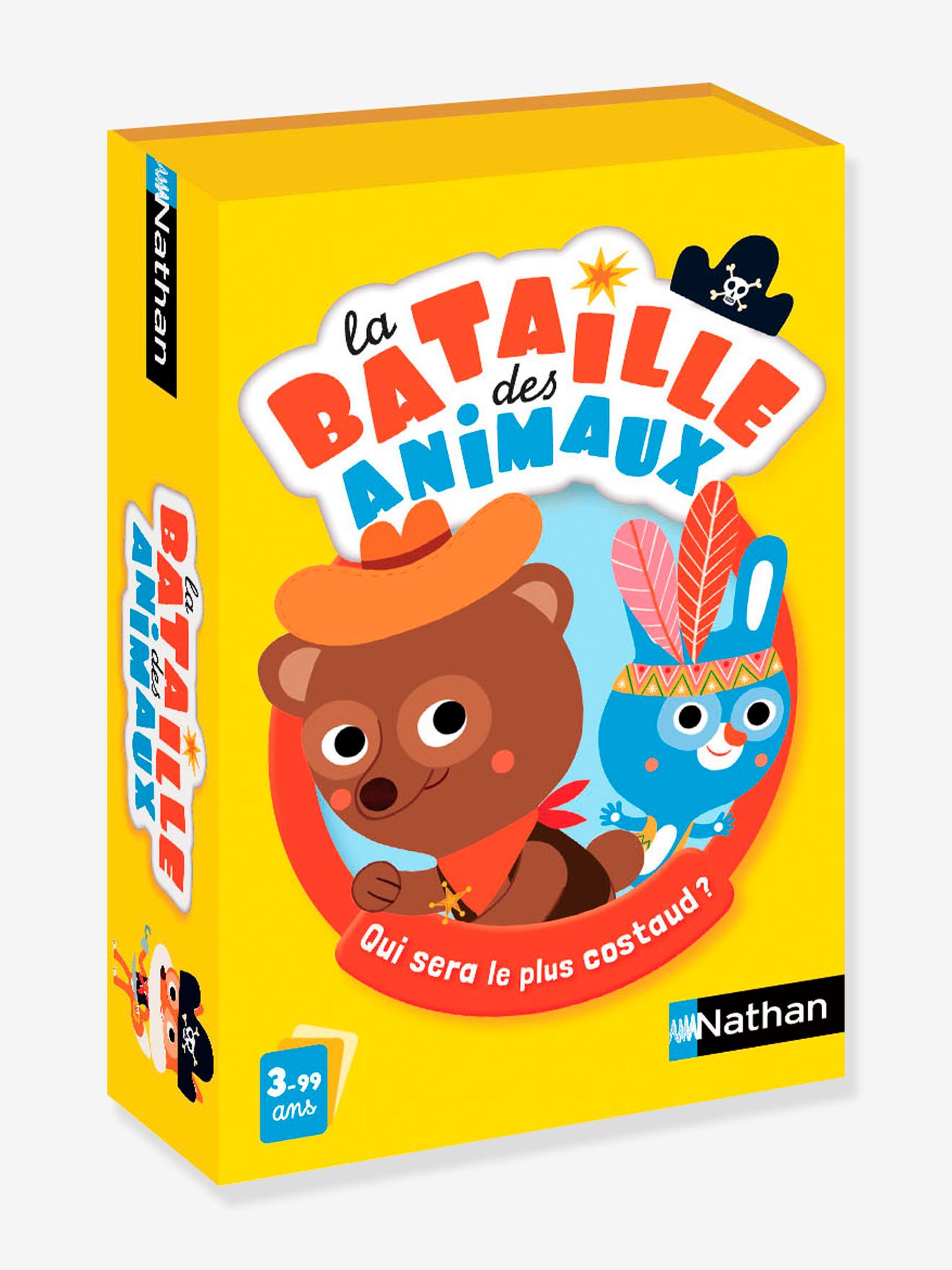Jeu la bataille des animaux multicolore
