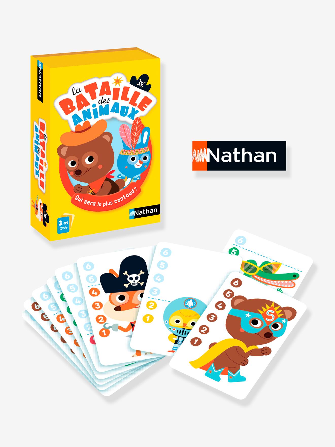 Jeu la bataille des animaux multicolore