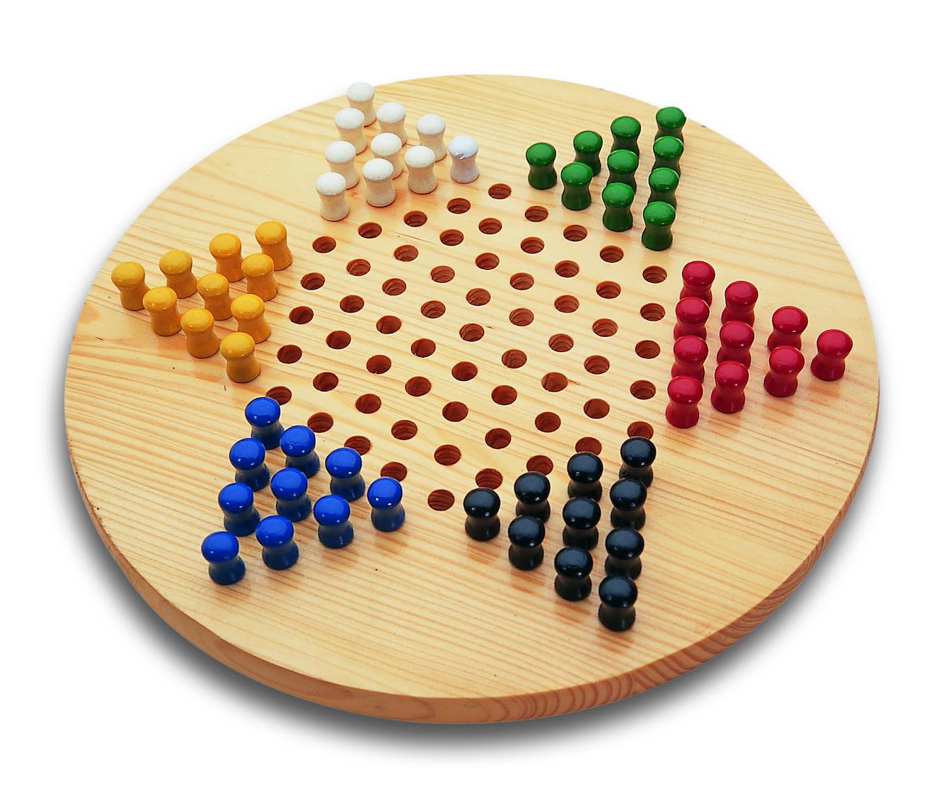 Jeu l'étoile chinoise en bois beige