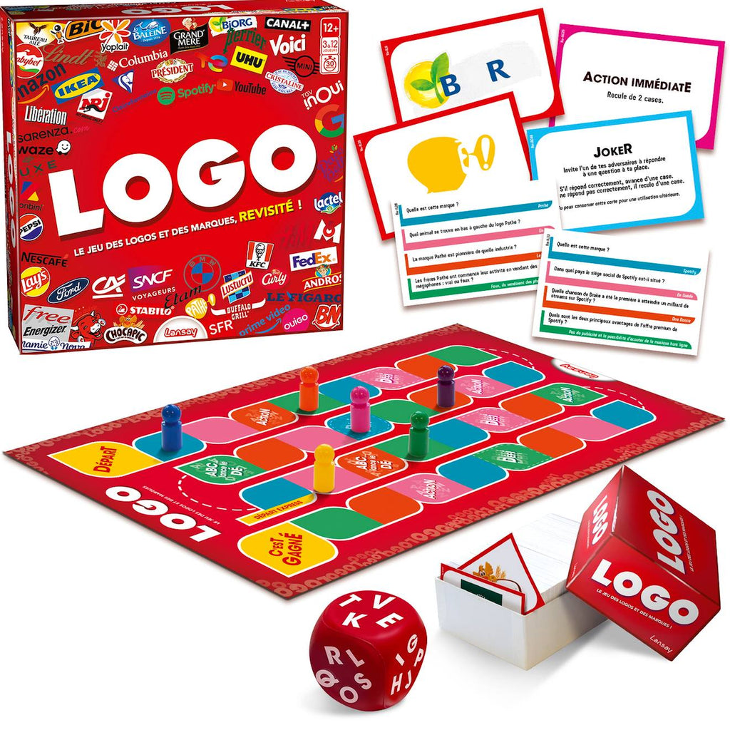 Jeu logo multicolore