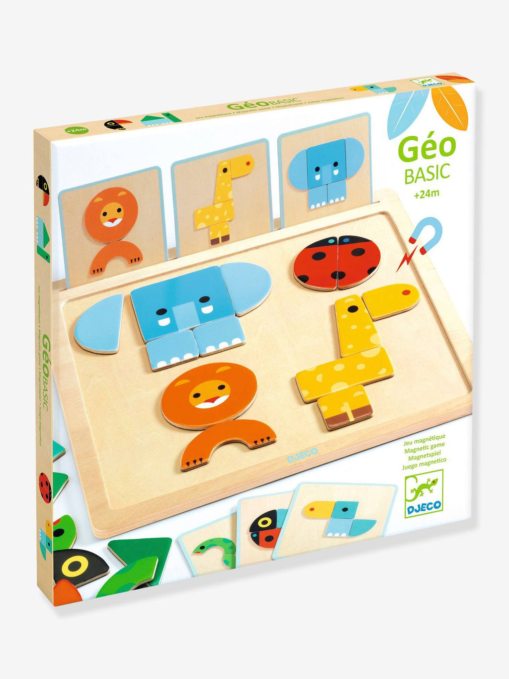 Jeu magnétique geobasic blanc