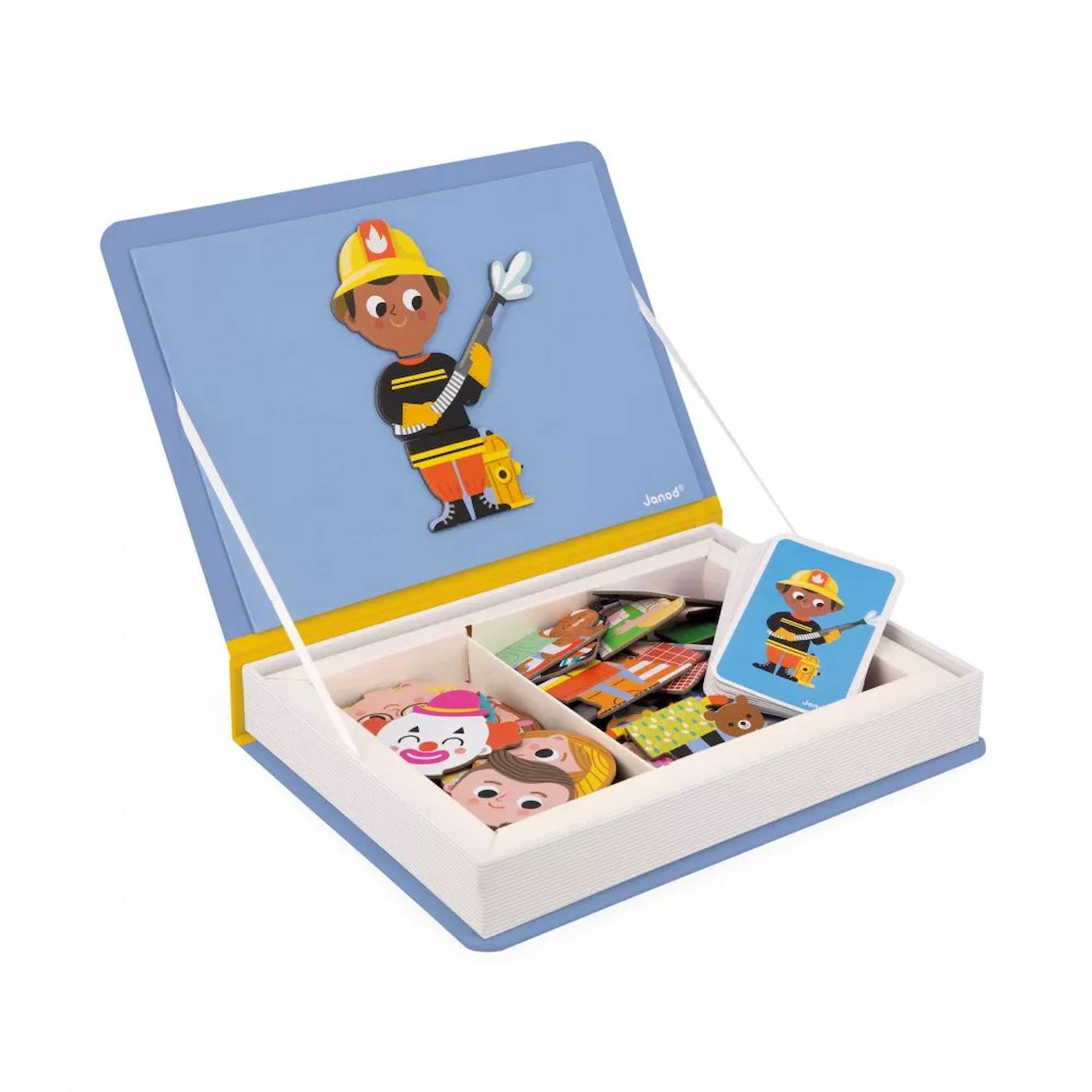 Jeu magnétique magnéti'book métiers multicolore