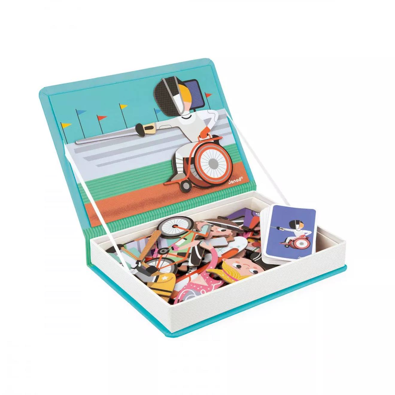 Jeu magnétique magnéti'book sports multicolore