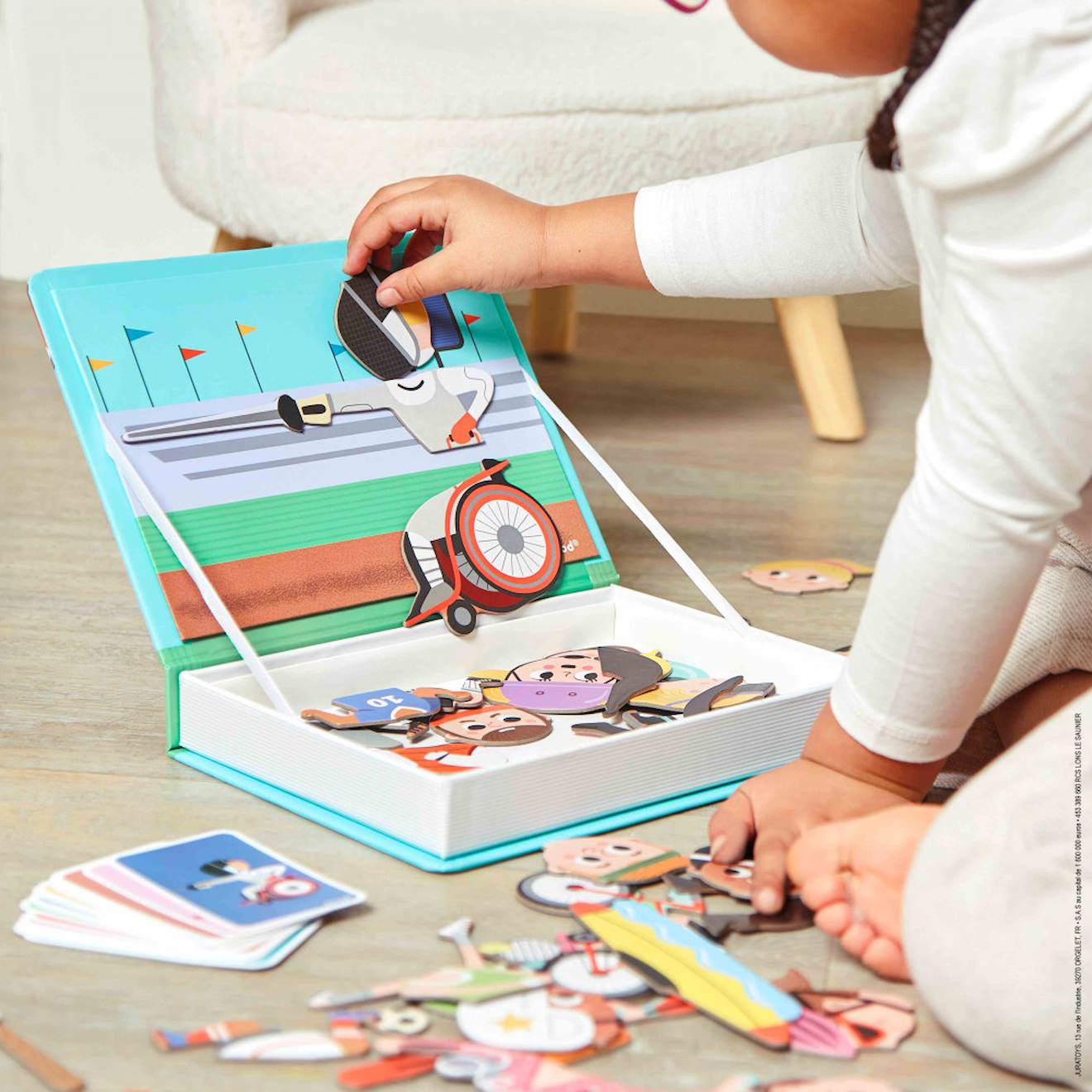 Jeu magnétique magnéti'book sports multicolore