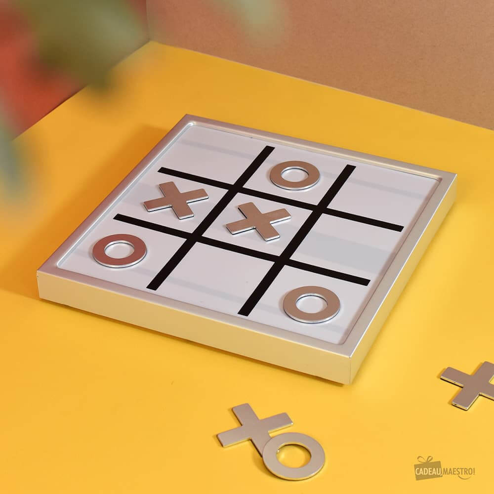 Jeu de Morpion Magnétique - Jeux de Société Originaux