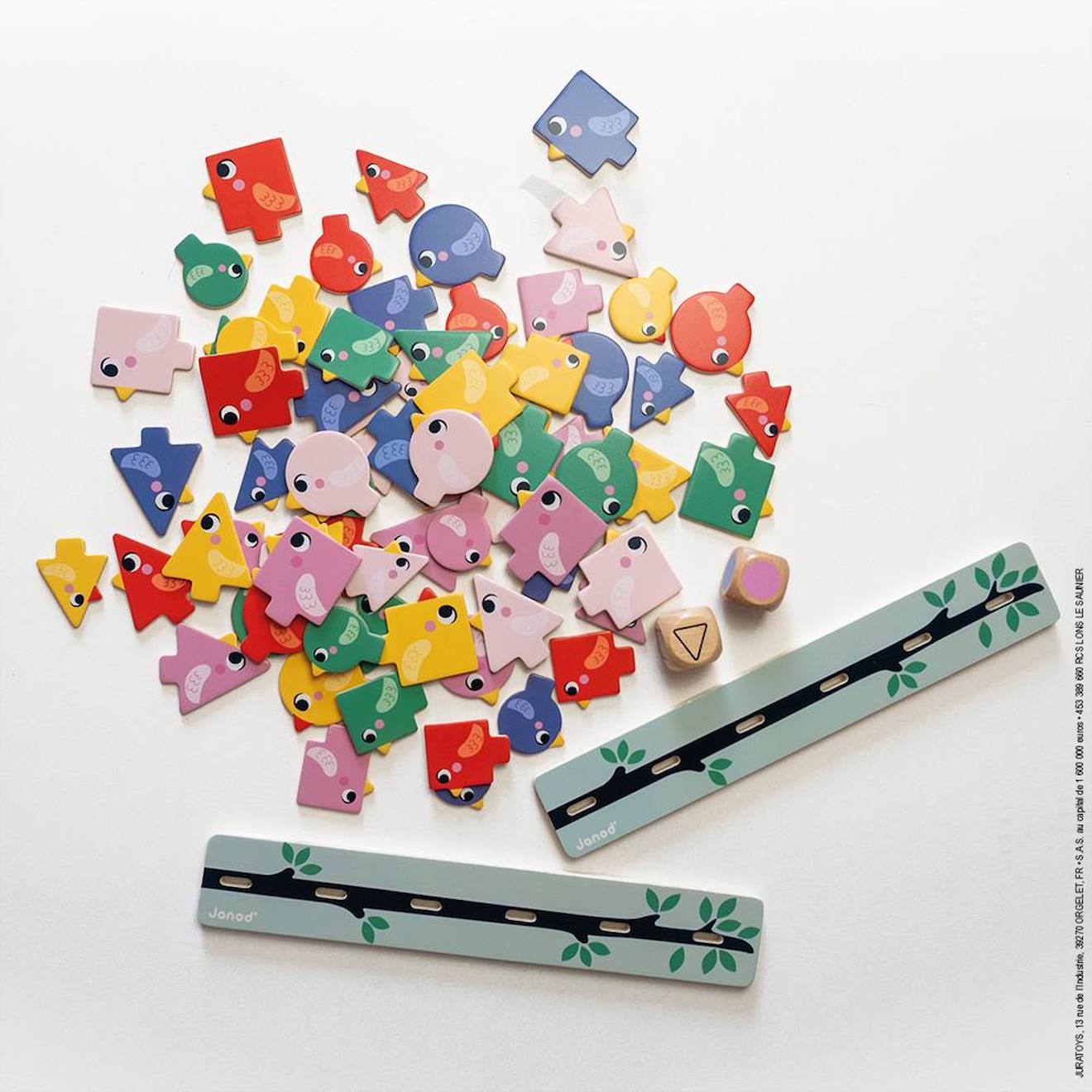 Jeu pédagogique tri formes, couleurs, tailles multicolore