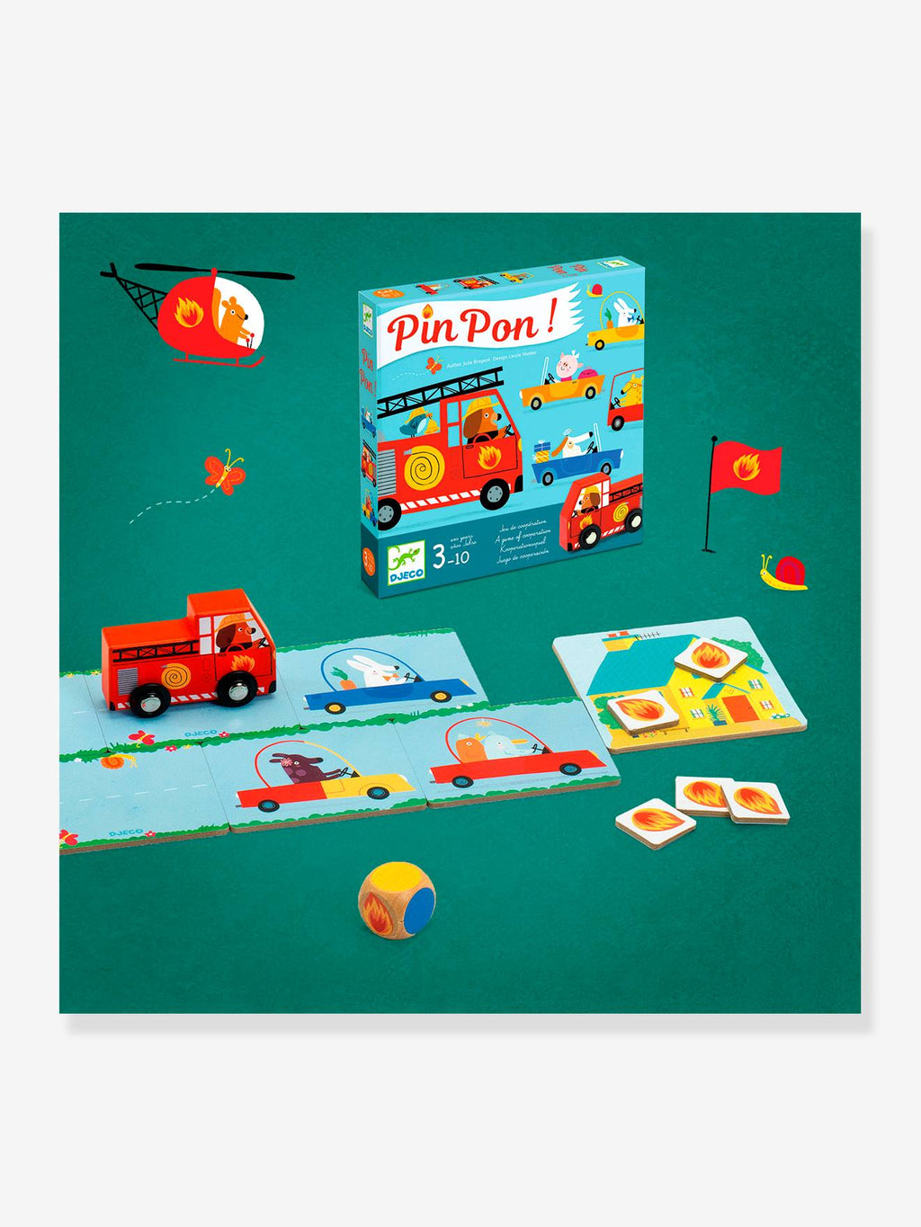 Jeu pinpon bleu