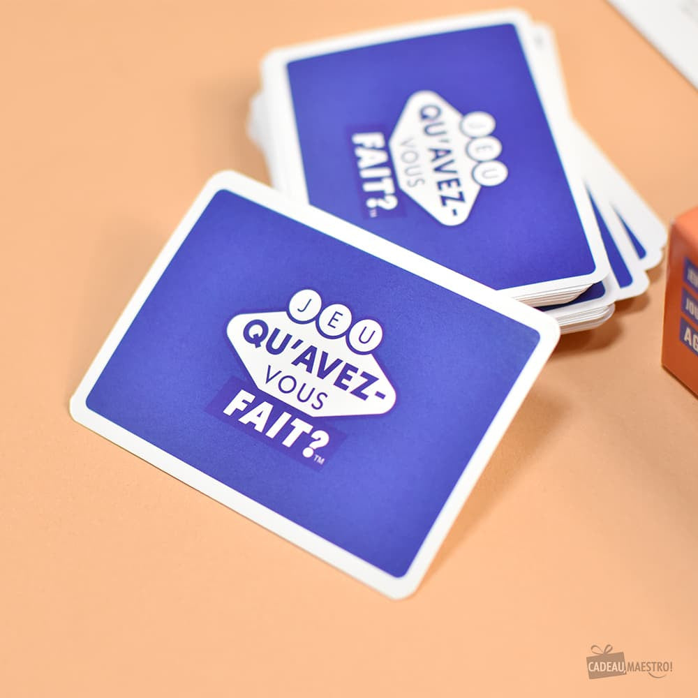 Jeu Qu'avez-vous fait ? - Jeu de Discussion