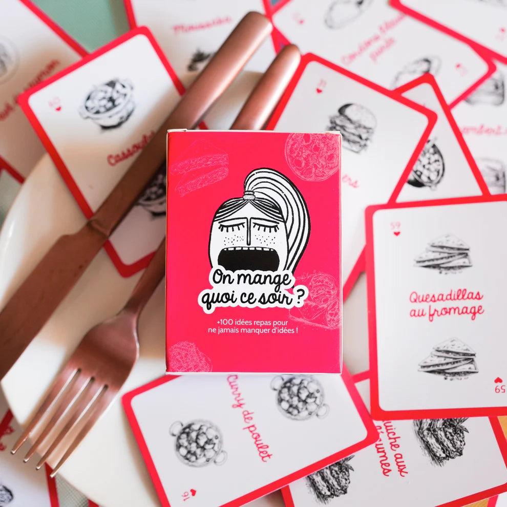 Jeu de 100 cartes On mange quoi ce soir ?