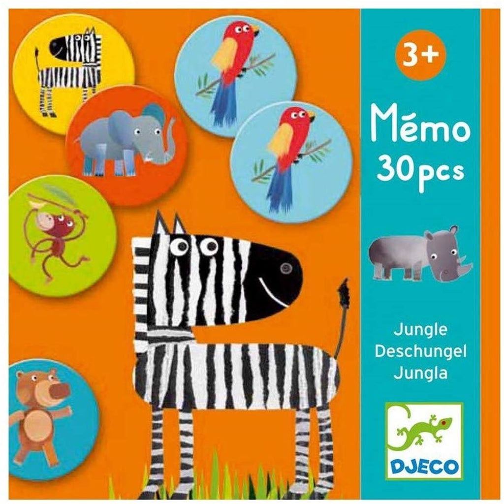 Jeux éducatifs - méMo jungle, 30 pièces multicolore