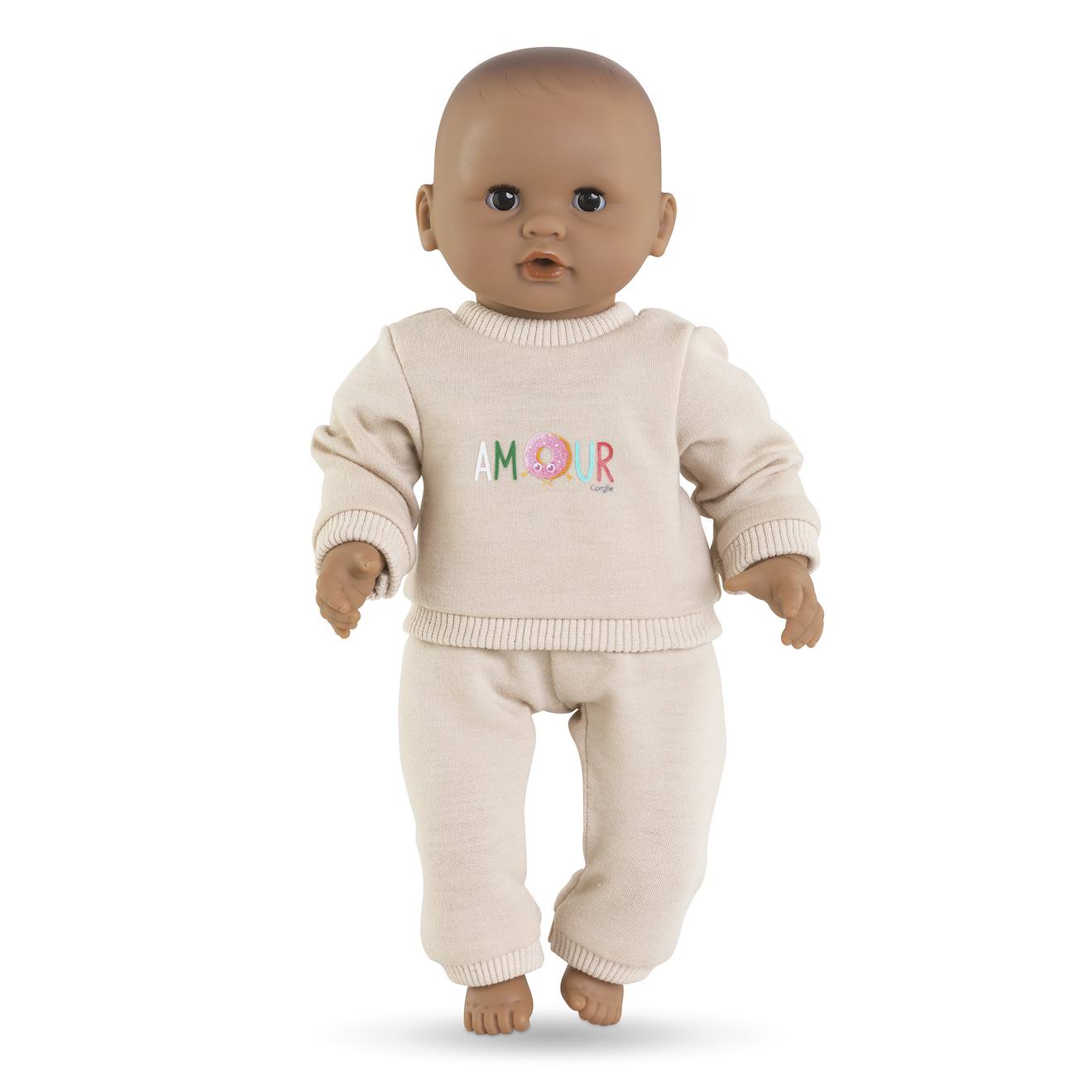 Jogging beige pour poupon 30 cm beige