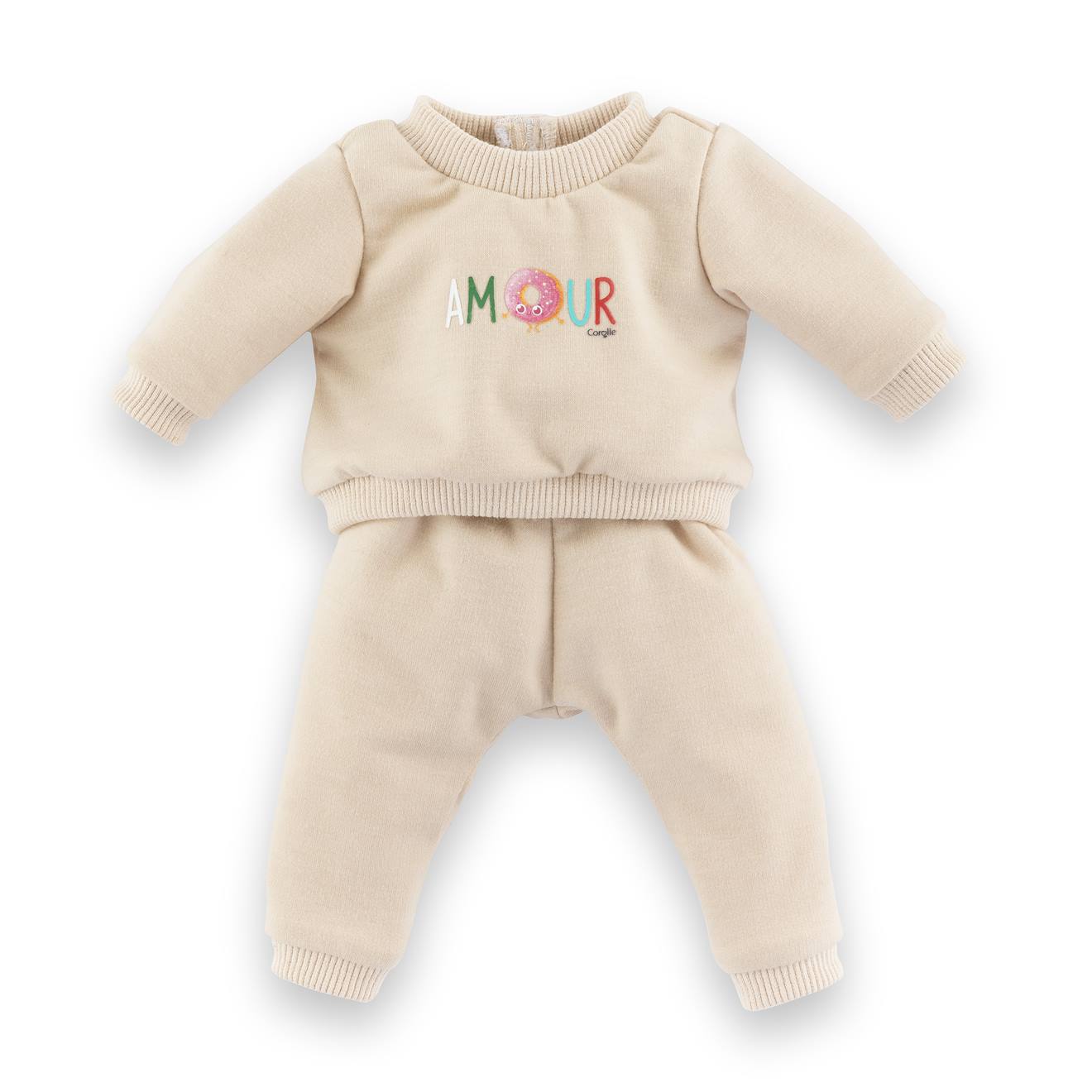 Jogging beige pour poupon 36 cm multicolore
