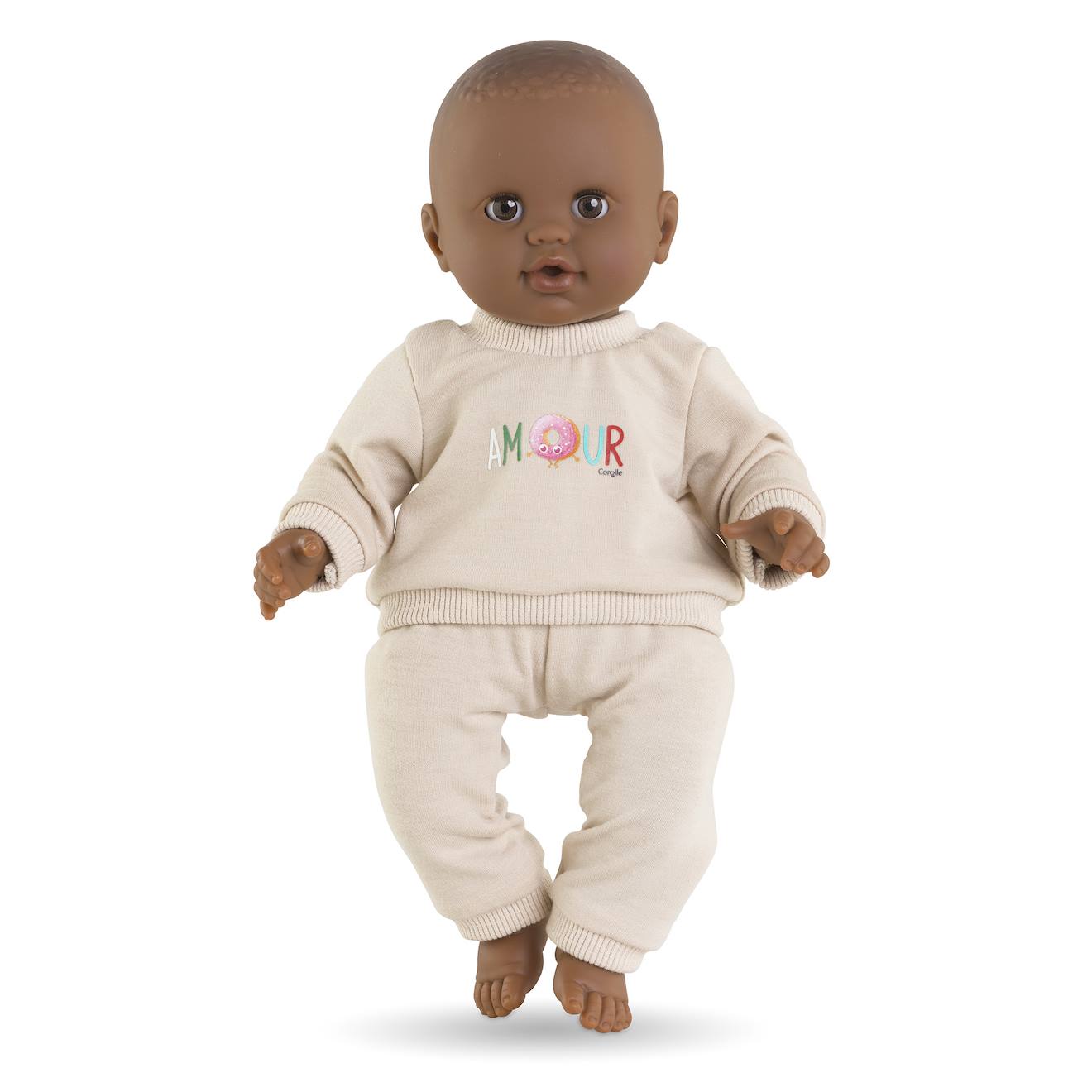 Jogging beige pour poupon 36 cm multicolore