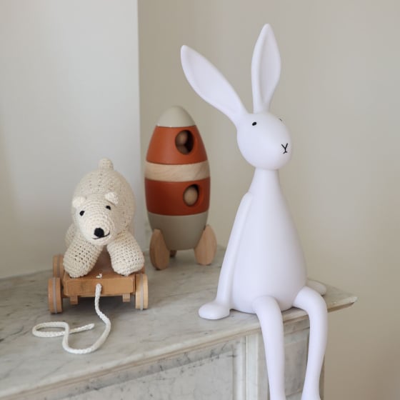 Veilleuse Lapin Joseph Rose in April