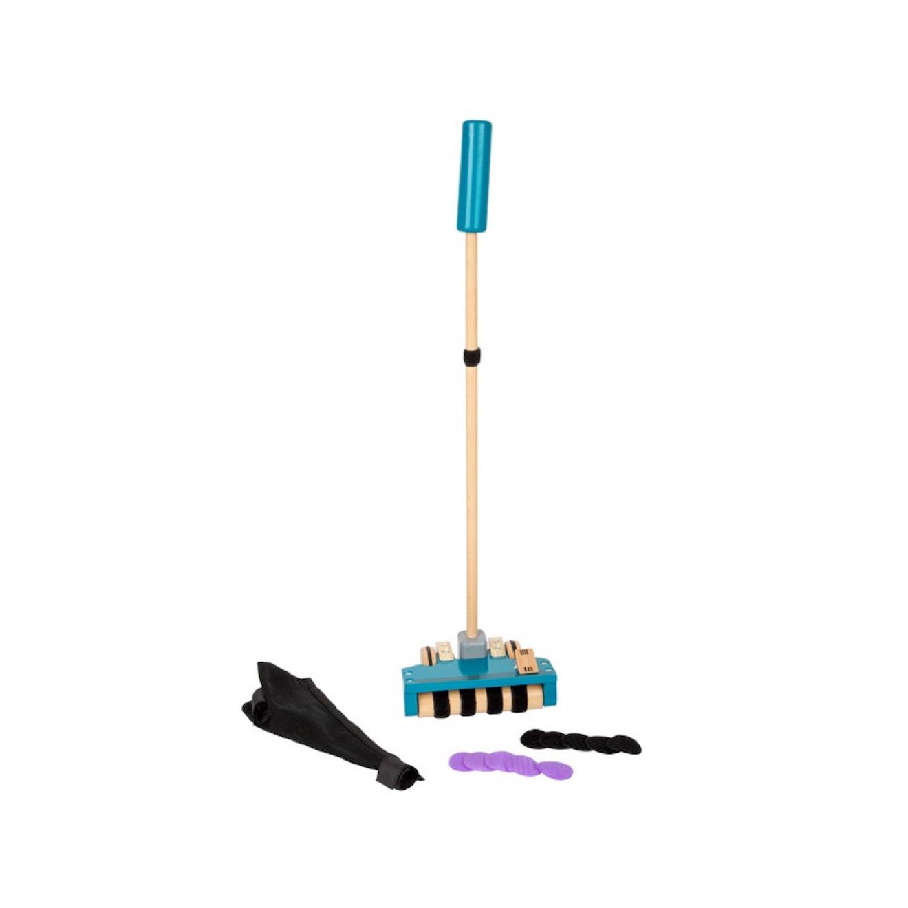Jouet à pousser aspirateur beige